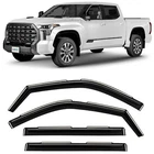 Sun Rain Visors Wind Guards For 2022-2026 Toyota Tundra Crewmax New. Price: $69.99.