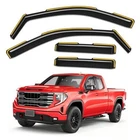 In-channel Window Rain Guards Fit For 2019-2026 SILVERADO1500 Double Cab New. Price: $78.43.