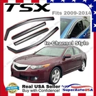 For Acura Tsx 2009-2014 In-channel Vent Window Visors Sun Rain Guard Deflectors New. Price: $48.99.