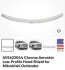 Avs 622044 Chrome Aeroskin Low Profile Hood Shield For Mitsubishi Outlander New. Price: $49.99.