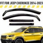 Side Window Deflectors Rain Guards For 2014-2023 Jeep Cherokee Shatterproof New. Price: $58.40.