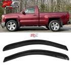 Fits 14-19 Chevy Silverado Gmc Sierra Standard Cab Window Visors Guard Acrylic New. Price: $29.99.