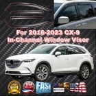 In-channel Vent Window Visors Sun Guard Shade Deflector For 2016-2023 Mazda CX-9 New. Price: $56.99.