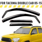 Side Window Deflectors Rain Guards For 05-15 Toyota Tacoma Double Cab In-channel New. Price: $58.40.