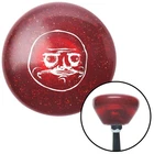 White Gusta Red Retro Metal Flake Knob W/ M16X1.5 Insert Shifter Auto New. Price: $89.95.