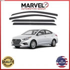 For Hyundai Accent 2018-2022 Black Window Vent Visor Rain Guard Deflectors New. Price: $31.90.
