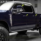 2023-2025 Ford F250 Door Handle Covers W/2 Skh+top Mirrors Hx Antimatter Blue New. Price: $178.19.
