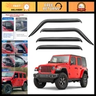 Rain Guards Window Visors For Jeep Wrangler Jl & Gladiator Deflectors 18- New. Price: $71.99.