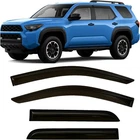 2025 2026 Tape-on Rain Guards For Toyota 4RUNNER Side Window Visor Deflectors Ex New. Price: $91.03.