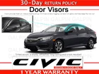 Genuine Oem Honda Civic 4DR Sedan Door Visor Kit 2016 2019 08R04-TBA-101 New. Price: $229.36.