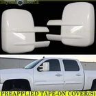 1999-2015 Chevy Silverado 2500/3500 Towing Chrome Mirror Covers Gaz Summit White New. Price: $65.82.
