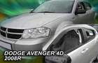 Wind Deflectors Channel For Dodge Avenger 2008-2014 Sun Visors Rain Guard New. Price: $100.85.