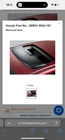 Honda Civic Sedan 06-11 Sunroof Visor Oem Used. Price: $150.00.