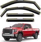 In-channel Window Rain Guards Fit For Truck Chevy Silverado/gmc Sierra 2500HD 35 New. Price: $91.63.