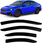 Tape-on Side Window Visor For Subaru Wrx 2022-2025, Black New. Price: $93.43.