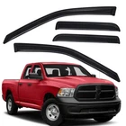 Tape-on Mount Window Vent Visor Rain Guard Fits 2011-2018 Ram 1500 Quad Cab New. Price: $43.95.