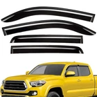 Sun Rain Visors Wind Guards For 2016-2023 Toyota Tacoma Double Cab New. Price: $44.99.