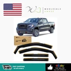Nilight Channel Rain Guards For Chevrolet (chevy) Silverado 1500 Crew Cab/gmc New. Price: $42.99.