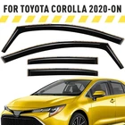 Rain Guards Vent Visors Shade For 2020-2026 Toyota Corolla In-channel New. Price: $61.94.
