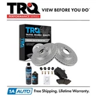 Trq Front Ceramic Brake Pad & Performance Rotor Kit W/fluids Vw Golf Cabrio New. Price: $119.95.