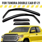 Rain Guards Vent Visors Shade For 2007-2021 Toyota Tundra Double Cab New. Price: $61.94.