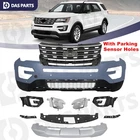 Front Bumper Grille Halogen Fog Light Skid Plate Kit 2016 2017 Ford Explorer New. Price: $599.95.
