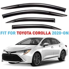 Rain Guards Vent Visors Shade For 2020-2026 Toyota Corolla Sedan New. Price: $52.49.