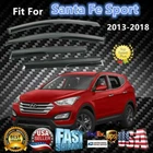 Fits Hyundai Santa Fe Sport 2013-2018 Jdm Style Window Visor Rain Deflectors New. Price: $35.99.