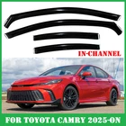 For Toyota Camry 2025-2026 In-channel Window Visors Deflectors Rain Guards New. Price: $55.50.