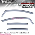 Wellvisors For 2010-2017 Volvo XC60 Window In-channel Deflectors 4PCS New. Price: $94.99.