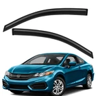 Tape-on Mount Window Vent Visor Rain Guard Fits 2012-2015 Honda Civic Coupe New. Price: $39.97.