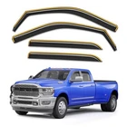 In-channel Window Rain Guards Fit For 2019-2026 Dodge Ram 2500 3500 Crew Cab New. Price: $72.50.
