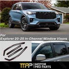 In-channel Window Visors Rain Guards Shade Deflectors Ford Explorer 2020-25 New. Price: $50.89.