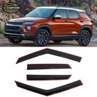 In-channel Window Visors Fits 21-25 Chevy Trailblazer Rain Sun Guard Deflector New. Price: $40.59.