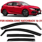 Rain Guards Vent Visors Shade For 2016-2021 Honda Civic Hatchback New. Price: $62.99.