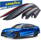 Sun Rain Visors Wind Guards For 2022-2026 Honda Civic Sedan Shatterproof New. Price: $109.99.