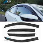 Fits 16-21 Honda Civic Sedan Tape-on Mugen Style Window Visors Vent Rain Guards New. Price: $26.99.