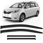 Sun/rain Guard Outside Mount Tape-on Window Visors For 11-18 Toyota Sienna New. Price: $27.26.