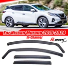In-channel For Nissan Murano 2015-2024 Window Visors Rain Guards Deflectors New. Price: $45.21.