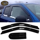 Fits 15-25 F150 17-25 F250-F450 Extended Super Cab Window Visors Rain Sun Vent New. Price: $27.88.