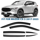 Side Window Deflectors Rain Guards For 2017-2025 Mazda CX-5 Shatterproof New. Price: $74.24.