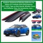 Shatterproof Window Deflectors For Subaru Xv Crosstrek/impreza 2017-2023, 4 Pcs New. Price: $179.99.