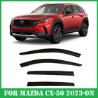 For Mazda CX-50 2023-2026 Smoke Tinted Window Visors Deflectors Rain Guards New. Price: $54.91.