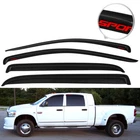 For 06-09 Dodge Ram Mega Cab Window Visor Rain Vent Guard Shade W/ Red Letter New. Price: $45.99.