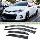 Fits 14-2019 Toyota Corolla Jdm 3D Wavy Mugen Style Window Visor Rain Guard Vent New. Price: $27.99.