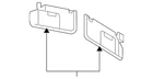 Genuine Ford Visor Assembly Sun 7A1Z-7804105-BA New. Price: $200.74.