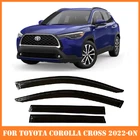 For Toyota Corolla Cross 2022-2026 Tinted Window Visors Deflectors Rain Guards New. Price: $55.65.