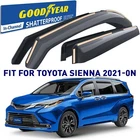 Rain Guards Vent Visors Shade For 2021-2026 Toyota Sienna Shatterproof New. Price: $104.99.