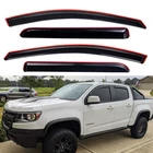 In-channel Window Visor Rain Guard Side Deflector For 15-22 Gmc Canyon Crew Cab New. Price: $42.97.