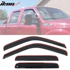 Fits 99-16 Ford F250 F350 F450 F550 Super Duty Crew Cab Window Visors In-channel New. Price: $28.85.